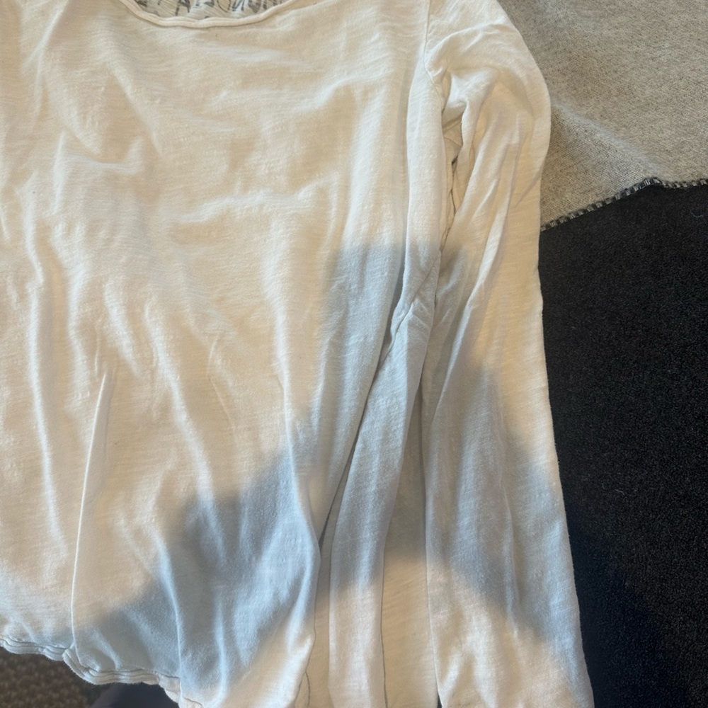 White Long Sleeve   Magnolia Peal Malibu